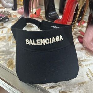 Balenciaga Black Women's Visor